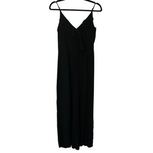 Divided H&M Black Ruffle Tank Top Jumpsuit Women’s Size 6